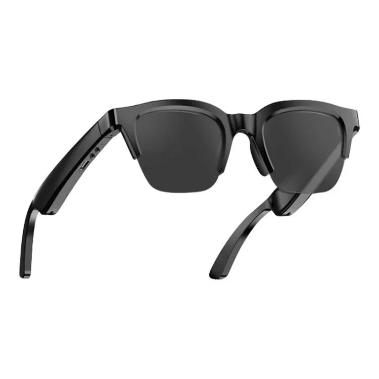 E60 ENC Smart-Audio-Bluetooth-Brille mit Geräuschunterdrückung, E60 (Schwarz), E60 (Transparent)