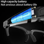 E60 ENC Smart-Audio-Bluetooth-Brille mit Geräuschunterdrückung, E60 (Schwarz), E60 (Transparent)
