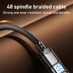 REMAX C01-AL 3A USB zu 8 Pin Nylon geflochtenes Datenkabel, Länge: 1,2m, USB zu 8 Pin