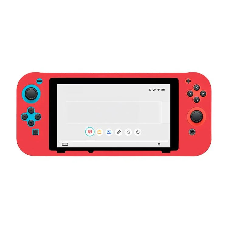 Vollständige Schutzhülle aus Silikon in Unifarben für Nintendo Switch