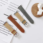 Uhrenarmband aus Leder mit V-förmigen Nähten, für Apple Watch 5 & 4 44 mm / 3 & 2 & 1 42 mm, für Apple Watch Series 8&7 41 mm / SE 2&6&SE&5&4 40 mm / 3&2&1 38 mm, für Apple Watch Series 7 41 mm / 6 & SE & 5 & 4 40 mm / 3 & 2 & 1 38 mm