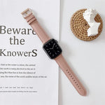 Uhrenarmband aus Leder mit V-förmigen Nähten, für Apple Watch 5 & 4 44 mm / 3 & 2 & 1 42 mm, für Apple Watch Series 8&7 41 mm / SE 2&6&SE&5&4 40 mm / 3&2&1 38 mm, für Apple Watch Series 7 41 mm / 6 & SE & 5 & 4 40 mm / 3 & 2 & 1 38 mm