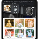 DC15 2,4 Zoll 18X Digitalzoom Kamera 4K HD Video 64MP Aufnahme