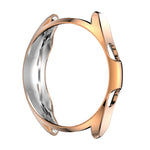 Galvanisiertes hohles Halbetui aus TPU, für Samsung Galaxy Watch 3 41 mm, für Samsung Galaxy Watch 3 45 mm