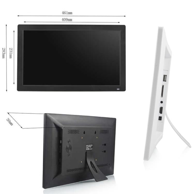 XCLT1850 18,5 Zoll LED-Display Digitaler Fotorahmen, US-Stecker, EU-Stecker, UK-Stecker, AU-Stecker