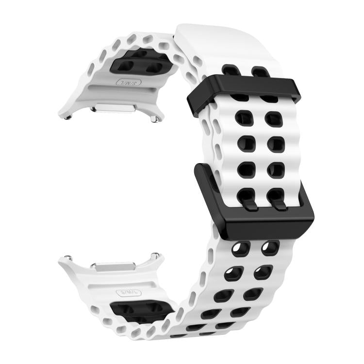 Kalebol Ocean Zweifarbiges Silikonarmband, für Samsung Galaxy Watch Ultra 47 mm / Ultra 2025