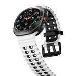 Kalebol Ocean Zweifarbiges Silikonarmband, für Samsung Galaxy Watch Ultra 47 mm / Ultra 2025