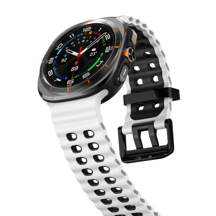 Kalebol Ocean Zweifarbiges Silikonarmband, für Samsung Galaxy Watch Ultra 47 mm / Ultra 2025