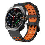Kalebol Ocean Zweifarbiges Silikonarmband, für Samsung Galaxy Watch Ultra 47 mm / Ultra 2025