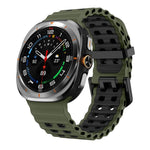 Kalebol Ocean Zweifarbiges Silikonarmband, für Samsung Galaxy Watch Ultra 47 mm / Ultra 2025