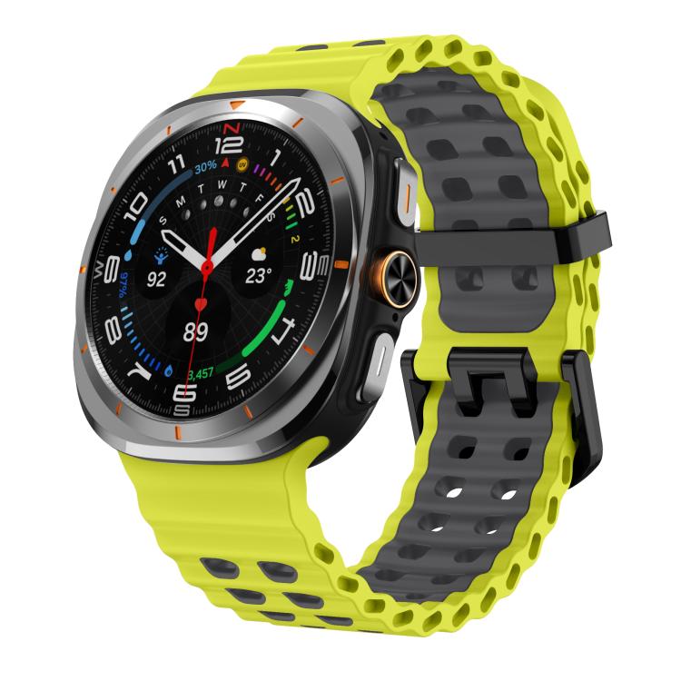 Kalebol Ocean Zweifarbiges Silikonarmband, für Samsung Galaxy Watch Ultra 47 mm / Ultra 2025