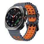 Kalebol Ocean Zweifarbiges Silikonarmband, für Samsung Galaxy Watch Ultra 47 mm / Ultra 2025