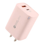 AR-PD12 65W QC3.0 USB und USB-C / Typ-C PD Schnellladegerät, US-Stecker