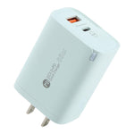 AR-PD12 65W QC3.0 USB und USB-C / Typ-C PD Schnellladegerät, US-Stecker