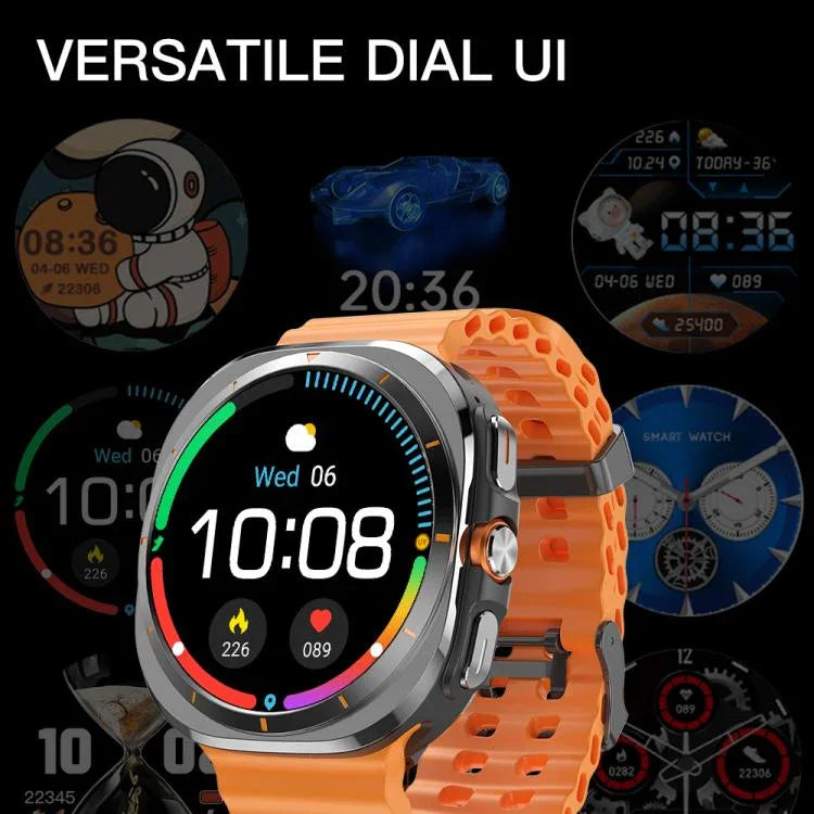 X7 1,51 Zoll IPS-Bildschirm Bluetooth-Smartwatch unterstützt Gesundheitsüberwachung