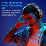SoulBytes S21 Omnidirektionales, leichtes Memory-Schaum-Ohrpolster-Headset mit Mikrofon, Länge: ca. 2 m