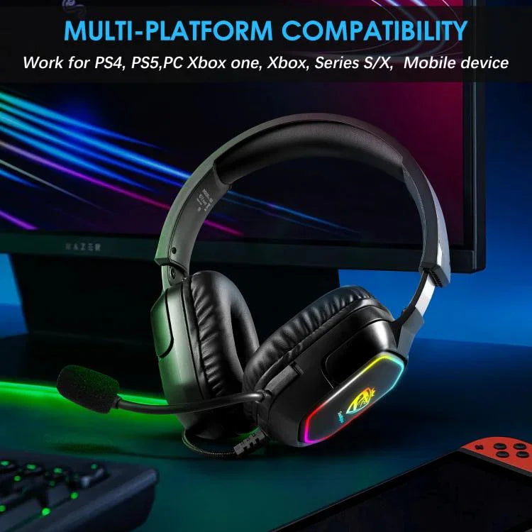 SoulBytes S21 Omnidirektionales, leichtes Memory-Schaum-Ohrpolster-Headset mit Mikrofon, Länge: ca. 2 m