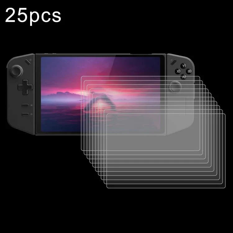 25 Stück 9H 0,3 mm explosionsgeschützte Displayschutzfolie aus gehärtetem Glas, für Lenovo Legion Go 2 / Y700 Gen5 8,8 Zoll, für Lenovo Legion Go S 8,0 Zoll