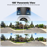 SriHome SH055B 8MP HD Multi-Objektiv Superweitwinkel Panorama PTZ Dome-Kamera, SH055B