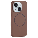 Large Hole Camera MagSafe Liquid Silicone Full Coverage Phone Case, For iPhone 15 Pro Max, For iPhone 15 Pro, For iPhone 15 Plus, For iPhone 15