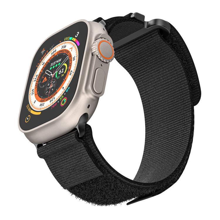 Kalebol Einfaches zweiteiliges Nylonarmband, für Apple Watch 46 mm / 49 mm / 45 mm / 44 mm, für Apple Watch 42 mm / 41 mm / 40 mm / 38 mm
