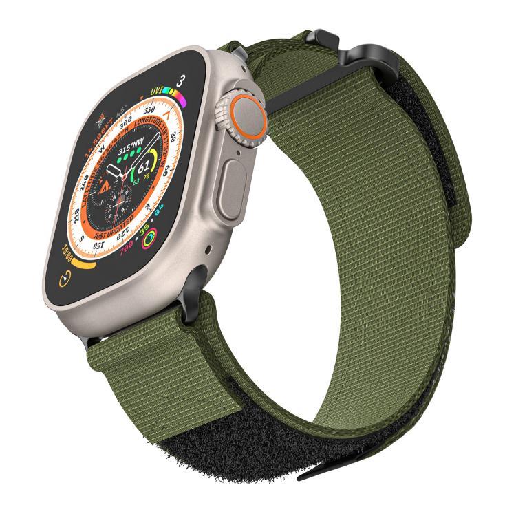 Kalebol Einfaches zweiteiliges Nylonarmband, für Apple Watch 46 mm / 49 mm / 45 mm / 44 mm, für Apple Watch 42 mm / 41 mm / 40 mm / 38 mm