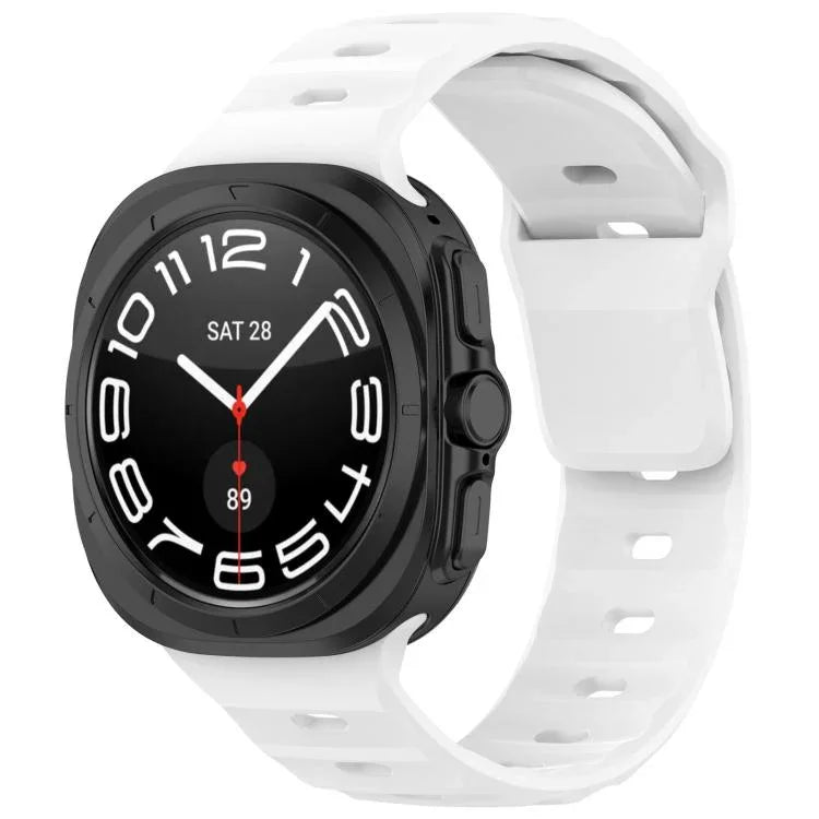 Kalebol Silikon-Uhrenarmband mit quadratischer Schnalle, für Samsung Galaxy Watch Ultra 47 mm / Ultra 2025