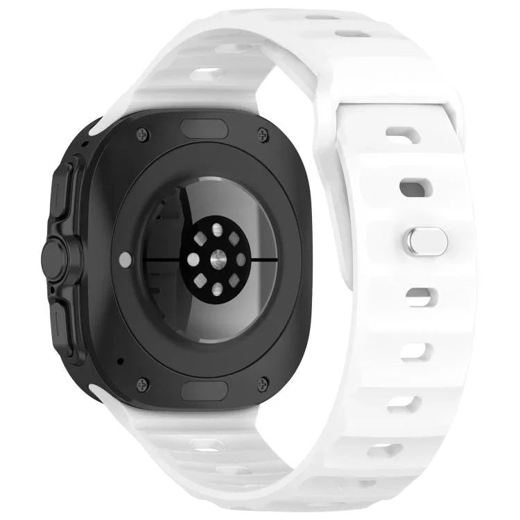 Kalebol Silikon-Uhrenarmband mit quadratischer Schnalle, für Samsung Galaxy Watch Ultra 47 mm / Ultra 2025