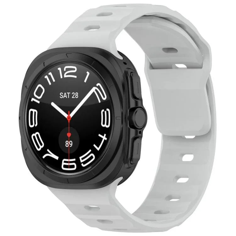 Kalebol Silikon-Uhrenarmband mit quadratischer Schnalle, für Samsung Galaxy Watch Ultra 47 mm / Ultra 2025