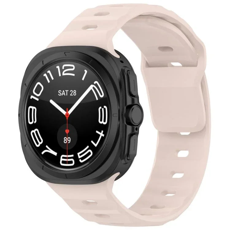 Kalebol Silikon-Uhrenarmband mit quadratischer Schnalle, für Samsung Galaxy Watch Ultra 47 mm / Ultra 2025