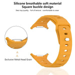 Kalebol Silikon-Uhrenarmband mit quadratischer Schnalle, für Samsung Galaxy Watch Ultra 47 mm / Ultra 2025