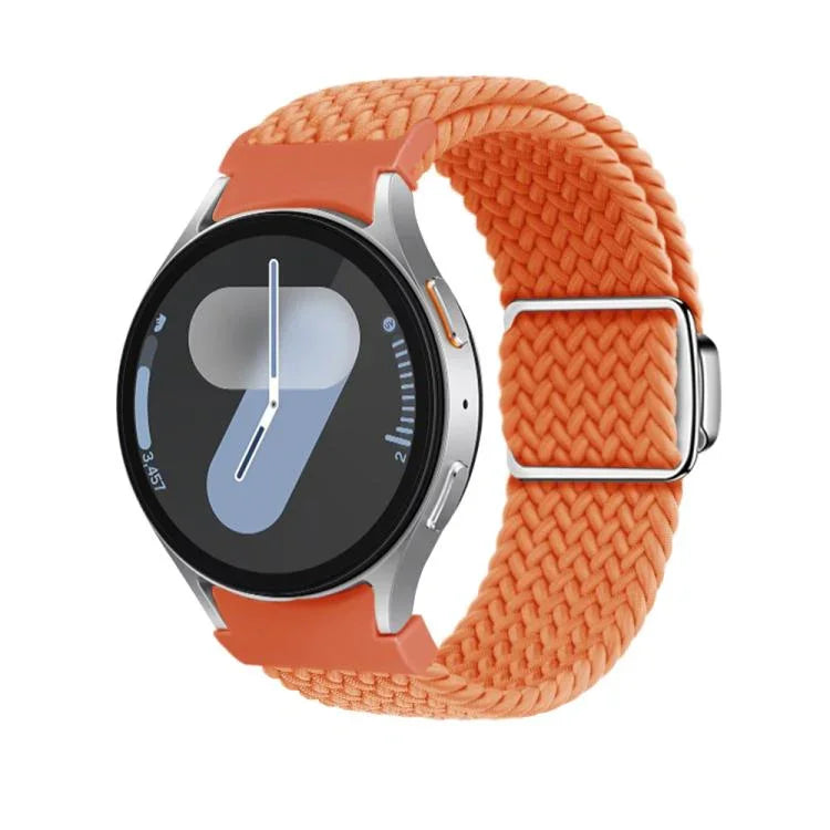Kalebol Armband mit geflochtenem Knopf und Magnetverschluss, für Samsung Galaxy Watch 5 Pro / 6 / 7