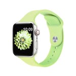 Kalebol Silikon-Uhrenarmband mit umgekehrter Schnalle, für Apple Watch 46 mm / 49 mm / 45 mm / 44 mm, für Apple Watch 42 mm / 41 mm / 40 mm / 38 mm