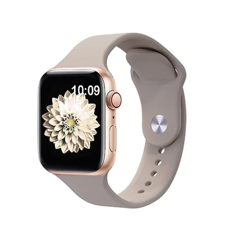 Kalebol Silikon-Uhrenarmband mit umgekehrter Schnalle, für Apple Watch 46 mm / 49 mm / 45 mm / 44 mm, für Apple Watch 42 mm / 41 mm / 40 mm / 38 mm