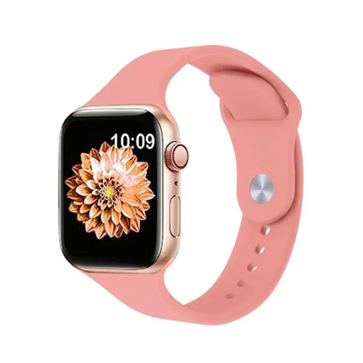 Kalebol Silikon-Uhrenarmband mit umgekehrter Schnalle, für Apple Watch 46 mm / 49 mm / 45 mm / 44 mm, für Apple Watch 42 mm / 41 mm / 40 mm / 38 mm