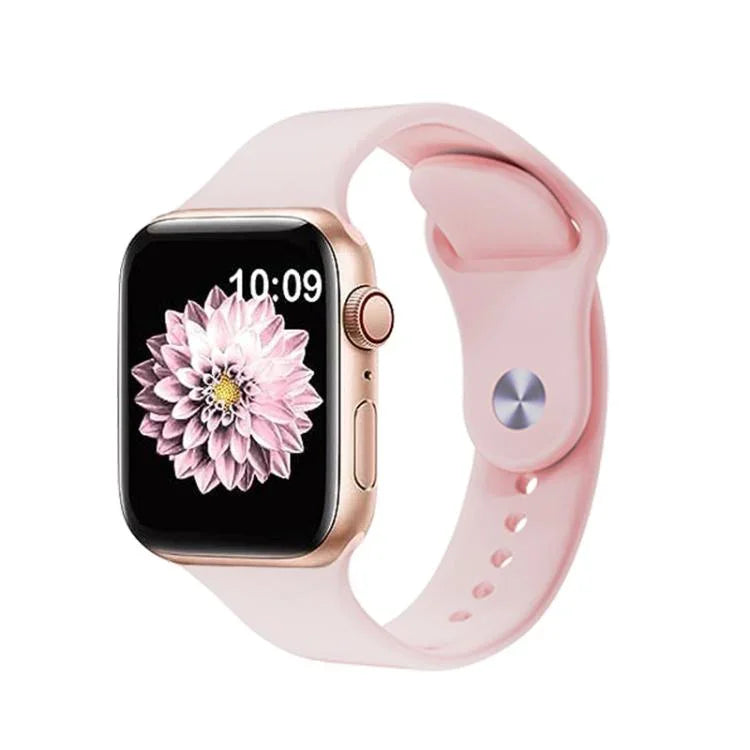 Kalebol Silikon-Uhrenarmband mit umgekehrter Schnalle, für Apple Watch 46 mm / 49 mm / 45 mm / 44 mm, für Apple Watch 42 mm / 41 mm / 40 mm / 38 mm