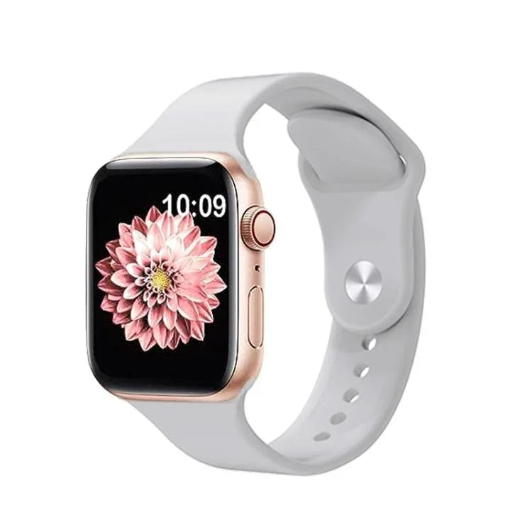 Kalebol Silikon-Uhrenarmband mit umgekehrter Schnalle, für Apple Watch 46 mm / 49 mm / 45 mm / 44 mm, für Apple Watch 42 mm / 41 mm / 40 mm / 38 mm