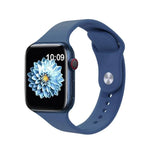 Kalebol Silikon-Uhrenarmband mit umgekehrter Schnalle, für Apple Watch 46 mm / 49 mm / 45 mm / 44 mm, für Apple Watch 42 mm / 41 mm / 40 mm / 38 mm