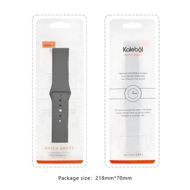 Kalebol Silikon-Uhrenarmband mit umgekehrter Schnalle, für Apple Watch 46 mm / 49 mm / 45 mm / 44 mm, für Apple Watch 42 mm / 41 mm / 40 mm / 38 mm