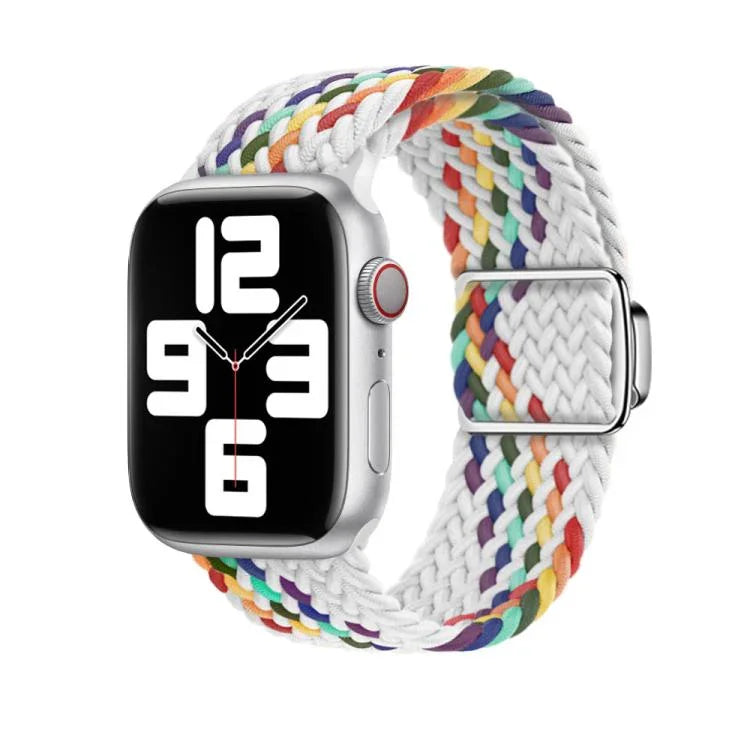 Kalebol Nylon Loop Magnetic Buckle Watch Band, For Apple Watch 46mm / 49mm / 45mm / 44mm, For Apple Watch 42mm / 41mm / 40mm / 38mm