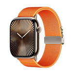 Kalebol Armband aus elastischem Nylon mit Fallschirmschnalle, passend für Apple Watch 46 mm / 49 mm / 45 mm / 44 mm und 42 mm / 41 mm / 40 mm / 38 mm