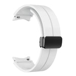 Kalebol Silikonarmband mit konkavem Faltverschluss und Magnetverschluss, für Samsung Galaxy Watch7 / 6 / 5