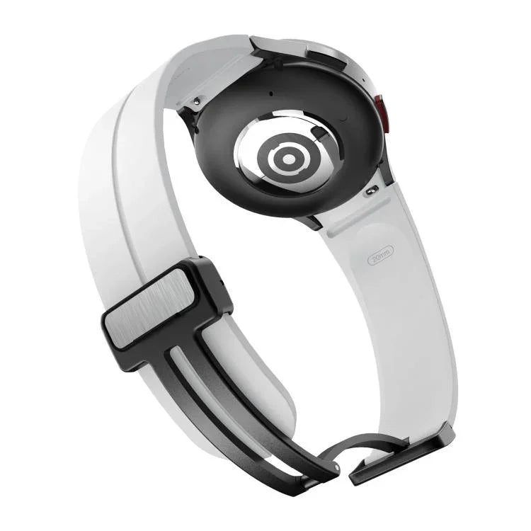 Kalebol Silikonarmband mit konkavem Faltverschluss und Magnetverschluss, für Samsung Galaxy Watch7 / 6 / 5