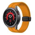 Kalebol Silikonarmband mit konkavem Faltverschluss und Magnetverschluss, für Samsung Galaxy Watch7 / 6 / 5