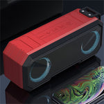 X8 Kabelloser Bluetooth-Lautsprecher IPX7 Wasserdicht Farblicht Subwoofer