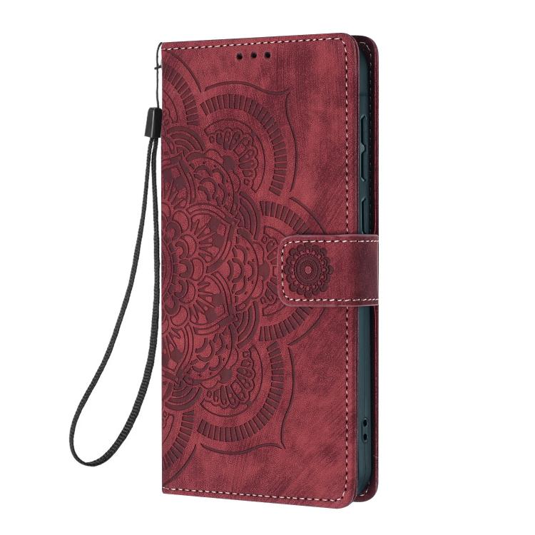Handyhülle aus geprägtem Retro-Leder mit Mandala-Muster, für iPhone XR, für iPhone XS Max, für iPhone 7 Plus / 8 Plus