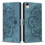 Handyhülle aus geprägtem Retro-Leder mit Mandala-Muster, für iPhone XR, für iPhone XS Max, für iPhone 7 Plus / 8 Plus