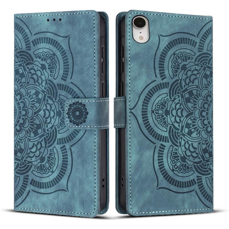Handyhülle aus geprägtem Retro-Leder mit Mandala-Muster, für iPhone XR, für iPhone XS Max, für iPhone 7 Plus / 8 Plus