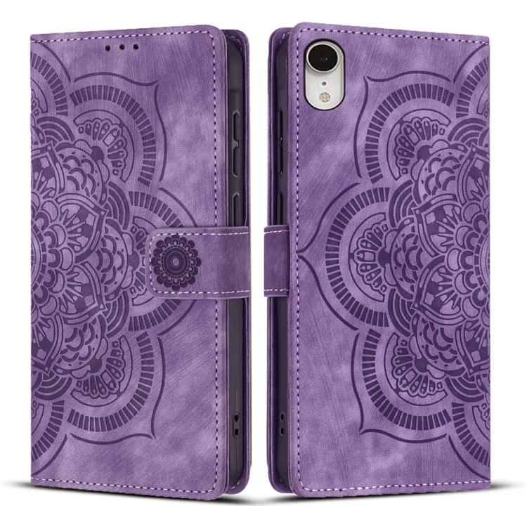 Handyhülle aus geprägtem Retro-Leder mit Mandala-Muster, für iPhone XR, für iPhone XS Max, für iPhone 7 Plus / 8 Plus