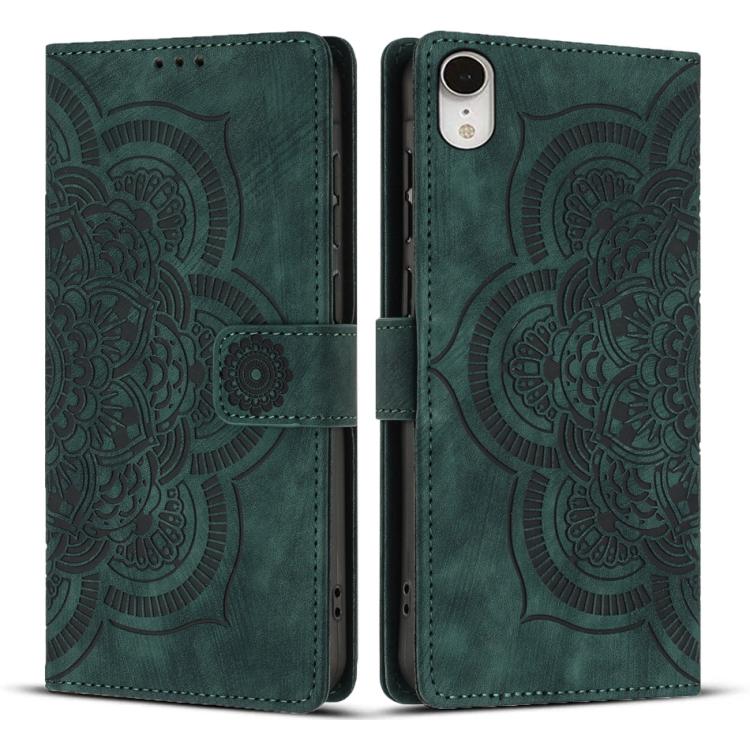 Handyhülle aus geprägtem Retro-Leder mit Mandala-Muster, für iPhone XR, für iPhone XS Max, für iPhone 7 Plus / 8 Plus